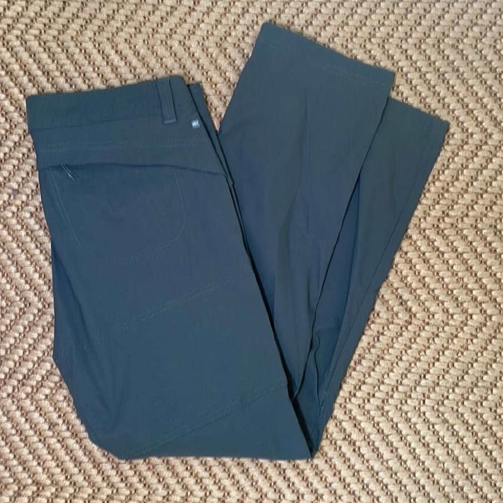 Mec - Drawstring Outdoor Hiking Pants - Grey - Size 14